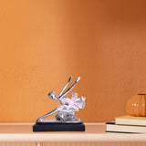 Maxbell Ballet Dancer Sculpture Ornament Artwork Collectiom for Table Living Room B
