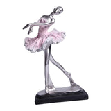 Maxbell Ballet Dancer Sculpture Ornament Artwork Collectiom for Table Living Room C