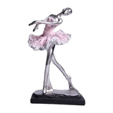 Maxbell Ballet Dancer Sculpture Ornament Artwork Collectiom for Table Living Room C