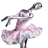 Maxbell Ballet Dancer Sculpture Ornament Artwork Collectiom for Table Living Room C