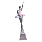 Maxbell Ballet Dancer Sculpture Ornament Artwork Collectiom for Table Living Room D