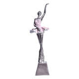 Maxbell Ballet Dancer Sculpture Ornament Artwork Collectiom for Table Living Room D