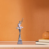 Maxbell Ballet Dancer Sculpture Ornament Artwork Collectiom for Table Living Room D
