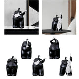Maxbell Resin Figurine Band Cartoon Character Art Craft for Birthday Gift Yard A