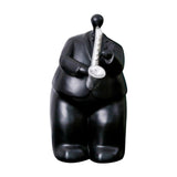 Maxbell Resin Figurine Band Cartoon Character Art Craft for Birthday Gift Yard A