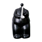 Maxbell Resin Figurine Band Cartoon Character Art Craft for Birthday Gift Yard A