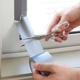 Maxbell Window Weather Tape Window Draft Sealing Tape Rain Gap No Residue Argent 10m