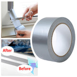 Maxbell Window Weather Tape Window Draft Sealing Tape Rain Gap No Residue Argent 10m