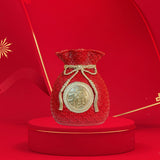 Maxbell Resin Flower Vase Centerpiece Traditional Chinese Artwork Ornament Sculpture Red
