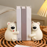 Maxbell Cute Decorative Bookends Sculpture Book Stand Holder for Bookshelf Desktop