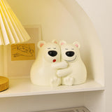 Maxbell Cute Decorative Bookends Sculpture Book Stand Holder for Bookshelf Desktop