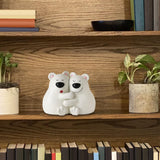 Maxbell Cute Decorative Bookends Sculpture Book Stand Holder for Bookshelf Desktop