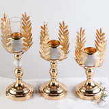 Maxbell Candle Holder Candlesticks Centerpiece Tealight Hollow Lamp for Table Decor 12cmx12cmx31cm