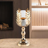 Maxbell Candle Holder Candlesticks Centerpiece Tealight Hollow Lamp for Table Decor 12cmx12cmx31cm