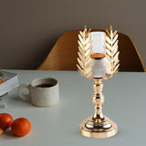 Maxbell Candle Holder Candlesticks Centerpiece Tealight Hollow Lamp for Table Decor 12cmx12cmx31cm