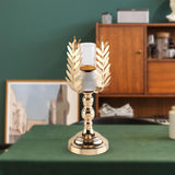 Maxbell Candle Holder Candlesticks Centerpiece Tealight Hollow Lamp for Table Decor 12cmx12cmx31cm