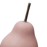 Maxbell Nordic Ceramic Pear Figurine Collectible Statue for Home Cabinet Decoration Pink 6.5cmx11cm