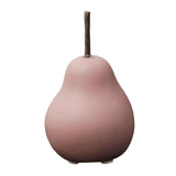 Maxbell Nordic Ceramic Pear Figurine Collectible Statue for Home Cabinet Decoration Pink 6.5cmx11cm