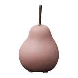 Maxbell Nordic Ceramic Pear Figurine Collectible Statue for Home Cabinet Decoration Pink 6.5cmx11cm