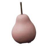 Maxbell Nordic Ceramic Pear Figurine Collectible Statue for Home Cabinet Decoration Pink 6.5cmx11cm