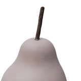 Maxbell Nordic Ceramic Pear Figurine Collectible Statue for Home Cabinet Decoration Lavender 6.5cmx11cm
