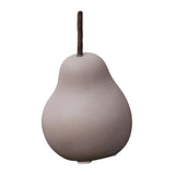 Maxbell Nordic Ceramic Pear Figurine Collectible Statue for Home Cabinet Decoration Lavender 6.5cmx11cm