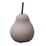 Maxbell Nordic Ceramic Pear Figurine Collectible Statue for Home Cabinet Decoration Lavender 6.5cmx11cm