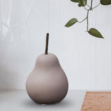 Maxbell Nordic Ceramic Pear Figurine Collectible Statue for Home Cabinet Decoration Lavender 6.5cmx11cm