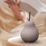 Maxbell Nordic Ceramic Pear Figurine Collectible Statue for Home Cabinet Decoration Lavender 6.5cmx11cm