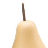 Maxbell Nordic Ceramic Pear Figurine Collectible Statue for Home Cabinet Decoration Yellow 7.7cmx15cm