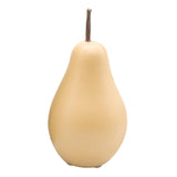 Maxbell Nordic Ceramic Pear Figurine Collectible Statue for Home Cabinet Decoration Yellow 7.7cmx15cm