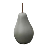 Maxbell Nordic Ceramic Pear Figurine Collectible Statue for Home Cabinet Decoration Green 7.7cmx15cm