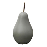 Maxbell Nordic Ceramic Pear Figurine Collectible Statue for Home Cabinet Decoration Green 7.7cmx15cm