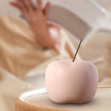 Maxbell Ceramic Apple Figurine Creative Collectible Ornament for Home Cabinet Decor Pink