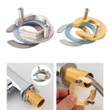 Maxbell Faucet Locknut Washer Set Replaces Accessories for Single Hole Faucet Garden Stainless Steel