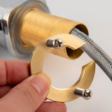 Maxbell Faucet Locknut Washer Set Replaces Accessories for Single Hole Faucet Garden Brass