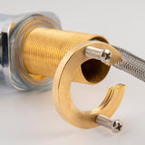 Maxbell Faucet Locknut Washer Set Replaces Accessories for Single Hole Faucet Garden Brass