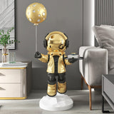 Maxbell Creative Astronaut Figurine Storage Tray for Living Room Decoration