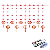 Maxbell New Year LED String Lights 8 Modes Adjustable Fixture for Party Yard Xmas