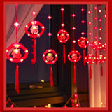 Maxbell New Year LED String Lights 8 Modes Adjustable Fixture for Party Yard Xmas