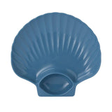 Maxbell Seasoning Dish with Sauce Compartment for Tomato Sauce Sushi Appetizer Blue