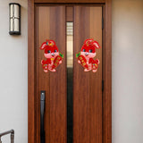 Maxbell Chinese New Year Door Sticker Ornament for Spring Festival Decoration S