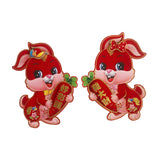 Maxbell Chinese New Year Door Sticker Ornament for Spring Festival Decoration M