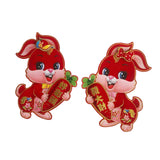 Maxbell Chinese New Year Door Sticker Ornament for Spring Festival Decoration M