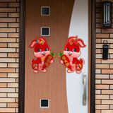Maxbell Chinese New Year Door Sticker Ornament for Spring Festival Decoration M