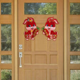 Maxbell Chinese New Year Door Sticker Ornament for Spring Festival Decoration M