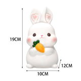 Maxbell Lovely Rabbit Money Bank Ornaments Decoration Sculpture Business Crafts M