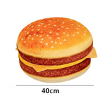 Maxbell Creative Hamburger Pillow Plush Cushion Decorative for Office Home Gifts