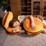 Maxbell Creative Hamburger Pillow Plush Cushion Decorative for Office Home Gifts