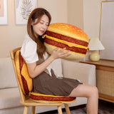 Maxbell Creative Hamburger Pillow Plush Cushion Decorative for Office Home Gifts